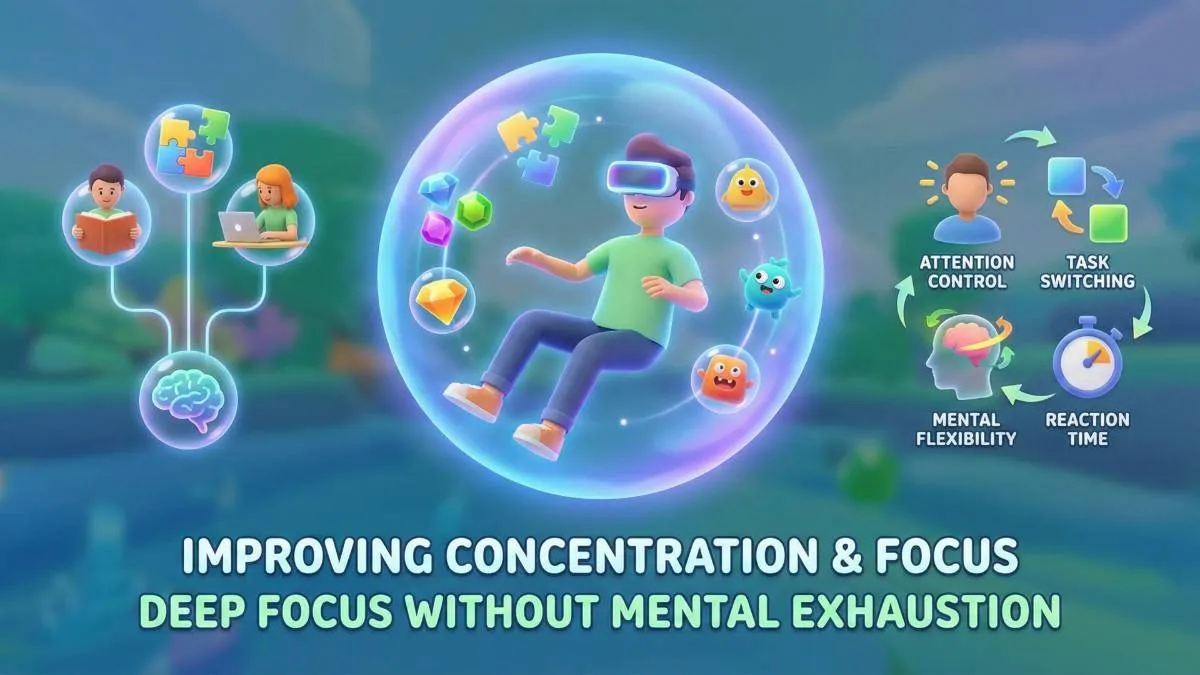 How Casual Games Improve Mood, Memory & Concentration